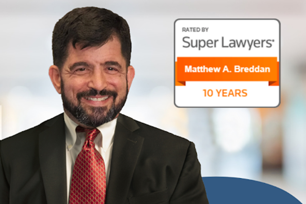 Announcing Matthew A. Breddan as a SuperLawyer for 2022