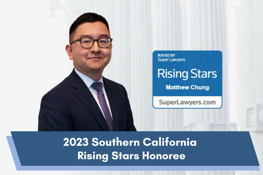 Matthew J. Chung, Esq. Selected to 2023 Rising Stars
